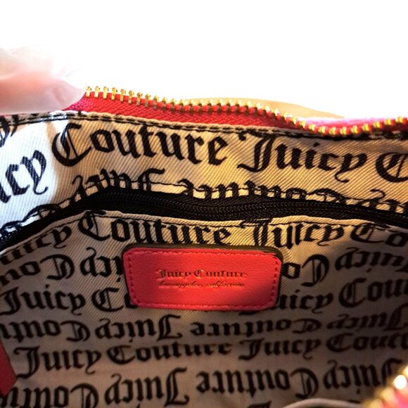 Juicy Couture Free Love Heritage Shoulder Bag Hot Pink NWT - Picture 10 of 12